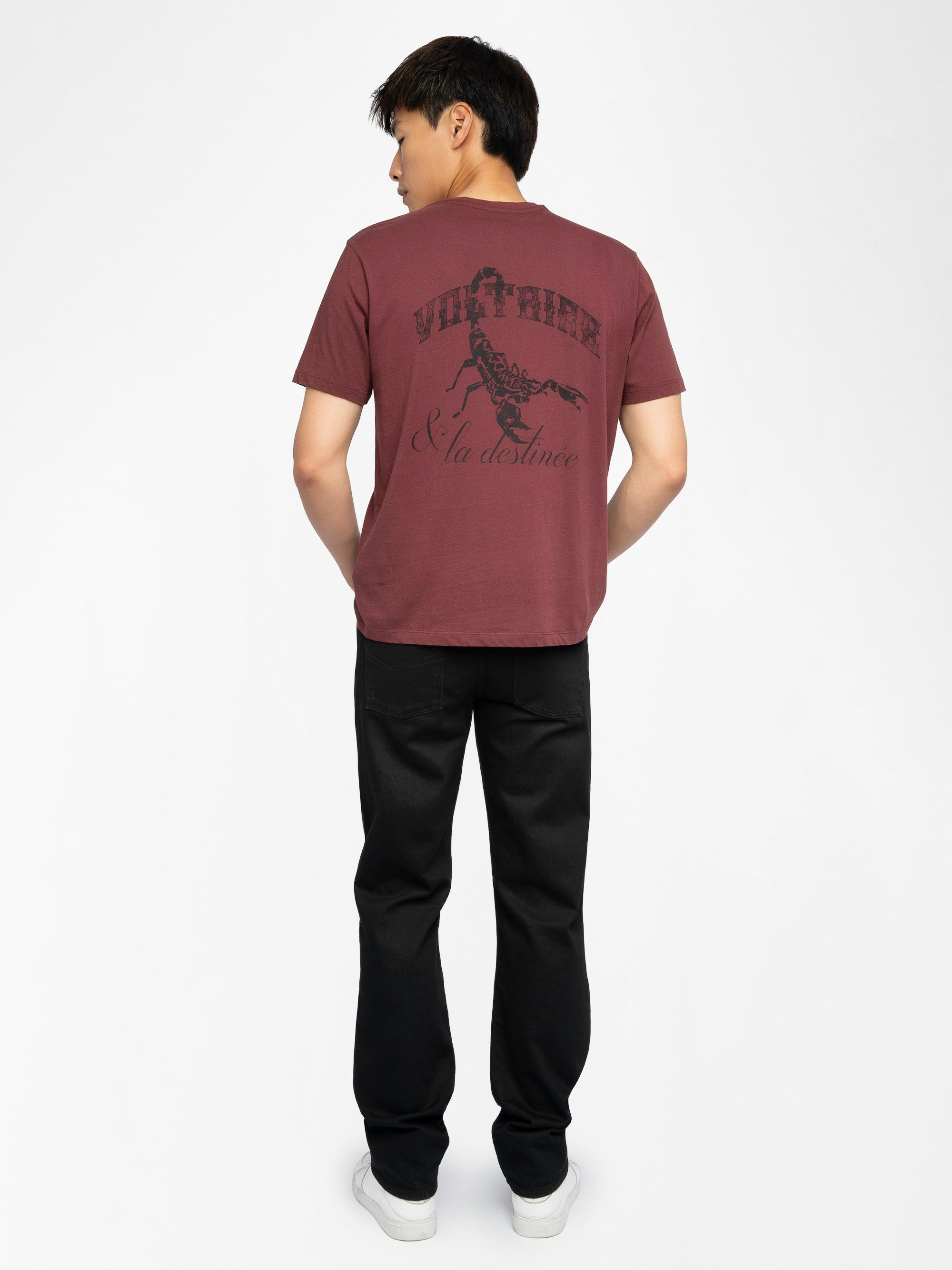 T-shirt Tommy - Short-sleeved t-shirt with back print.